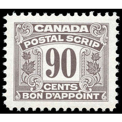 canada revenue stamp fps40 postal scrip second issue 90 1967