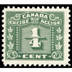 canada revenue stamp fx57 three leaf excise tax 1934