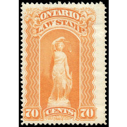 canada revenue stamp ol54 law stamps 70 1870