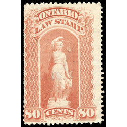 canada revenue stamp ol55 law stamps 80 1870
