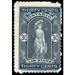 canada revenue stamp ol71 law stamps 30 1929