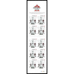 canada stamp bk booklets bk499 grey cup 2012