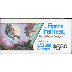 us stamp postage issues bk207 space fantasy 1993