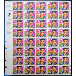 us stamp postage issues 2721 elvis presley 29 1993 M PANE