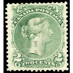canada stamp 24 queen victoria 2 1868 u vf 005