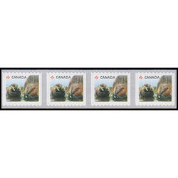 canada stamp 2710a beavers 2014 m vfnh strip 4