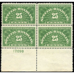 us stamp qe special handling qe4a special handling 25 1925 PB 001