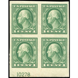 us stamp postage issues 481 washington 1 1916 PB 002