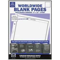 blank pages for stamp albums