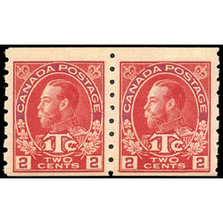 canada stamp mr war tax mr6pa war tax coil pair 1916 M VFNH 002