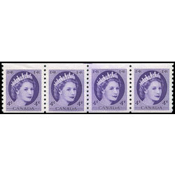 canada stamp 347i queen elizabeth ii 1954 M VFNH 001