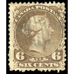 canada stamp 27b queen victoria 6 1868 U F 002