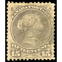 canada stamp 29a queen victoria 15 1874 U VF 003