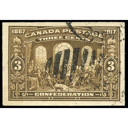 canada stamp 135a fathers of confederation 1917 SINGLE UVF 001