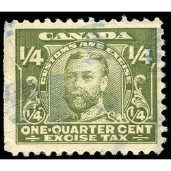 canada revenue stamp fx1 george v excise tax 1915