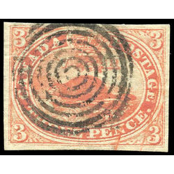 canada stamp 4 beaver 3d 1852 U VF 014