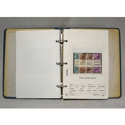 switzerland stock book with many interesting stamps on stock sheets and cards