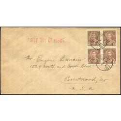 canada stamp 212 duke of york 2 1935 FDC 001