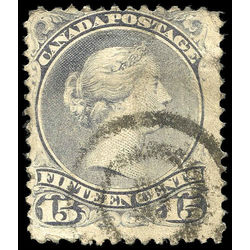 canada stamp 30c queen victoria 15 1868 U F 002