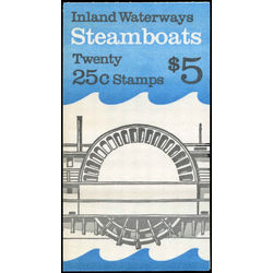 us stamp postage issues bk166 inland waterways steamboats 1989