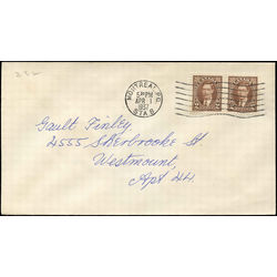 canada stamp 232 king george vi 2 1937 fdc 002