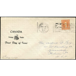 canada stamp 236 king george vi 8 1937 fdc 003