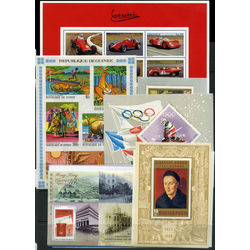 68 different complete sets and souvenir sheets