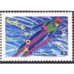 canada stamp 1399 ski jumping 42 1992