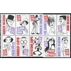 us stamp postage issues 2819 28 silent screen stars 1994