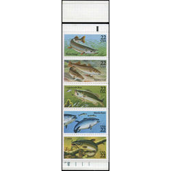 us stamp postage issues bk154 fish 1986