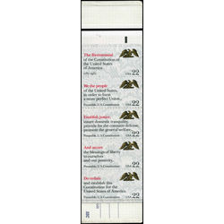 us stamp postage issues bk162 drafting of the constitution bicentennial 1987