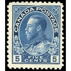 canada stamp 111 king george v 5 1914 m fnh 004