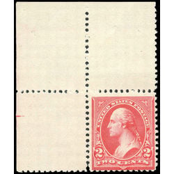 us stamp postage issues 252a washington 2 1895 m nh 002