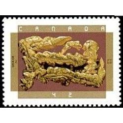 canada stamp 1438 gold 42 1992