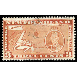 newfoundland stamp 234v newfoundland map 3 1937