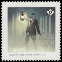 canada stamp 2861i brakeman ghost vancouver bc 2015