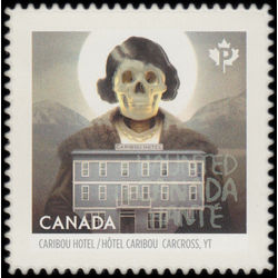canada stamp 2865i ghost of caribou hotel carcross yt 2015