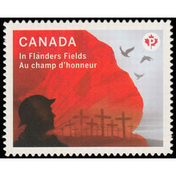 canada stamp 2836i in flanders fields 2015