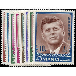 ajman stamp 19 26 john f kennedy 1917 1963 1964