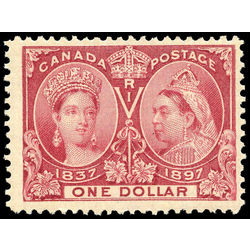 canada stamp 61 queen victoria diamond jubilee 1 1897 M F 019