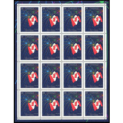 canada stamp 1278 canadian flag with fireworks 39 1990 M PANE BL