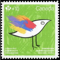 canada stamp b semi postal b24 canada post community foundation 2016