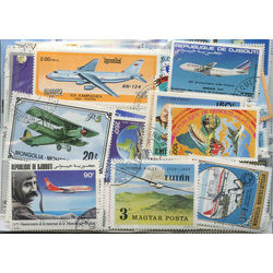 aviation or planes on stamps