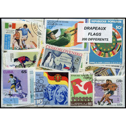flags on stamps