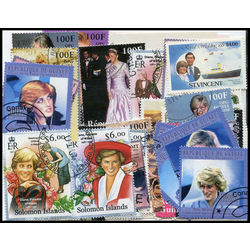 lady diana on stamps
