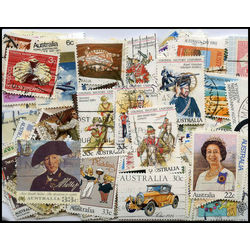 australia large commemoratives stamp packet
