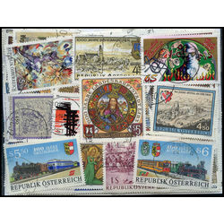 austria commemoratives stamp packet