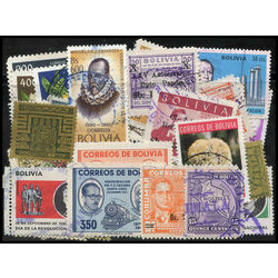 bolivia stamp packet
