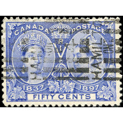 canada stamp 60 queen victoria diamond jubilee 50 1897 U VF 010