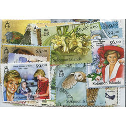 british solomon islands stamp packet